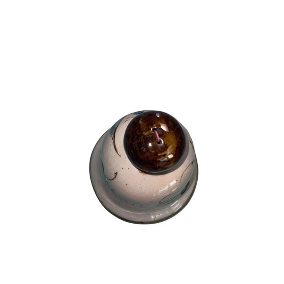 Ken Edwards Vintage Tonala Pottery Bell Folk Art Hand Painted Mexico - Picture 5 of 7